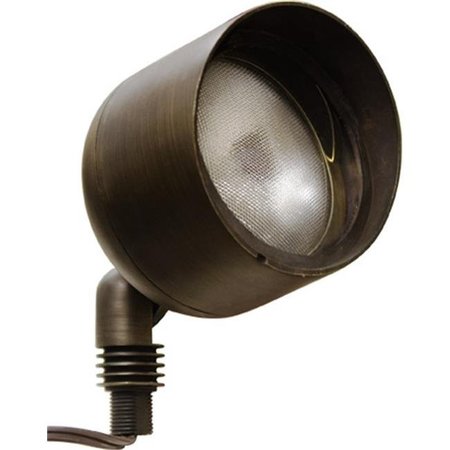 DABMAR LIGHTING Dabmar Lighting LV23-BZ 50W 12V Cast Aluminum Directional Spot Light with Hood; Bronze LV23-BZ